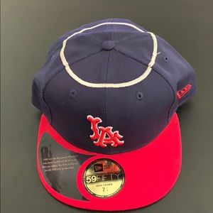 LA Angels Cooperstown Collection Fitted Hat